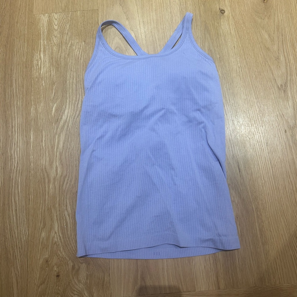 Lululemon Athletica Light Purple Ribbed Tank Top